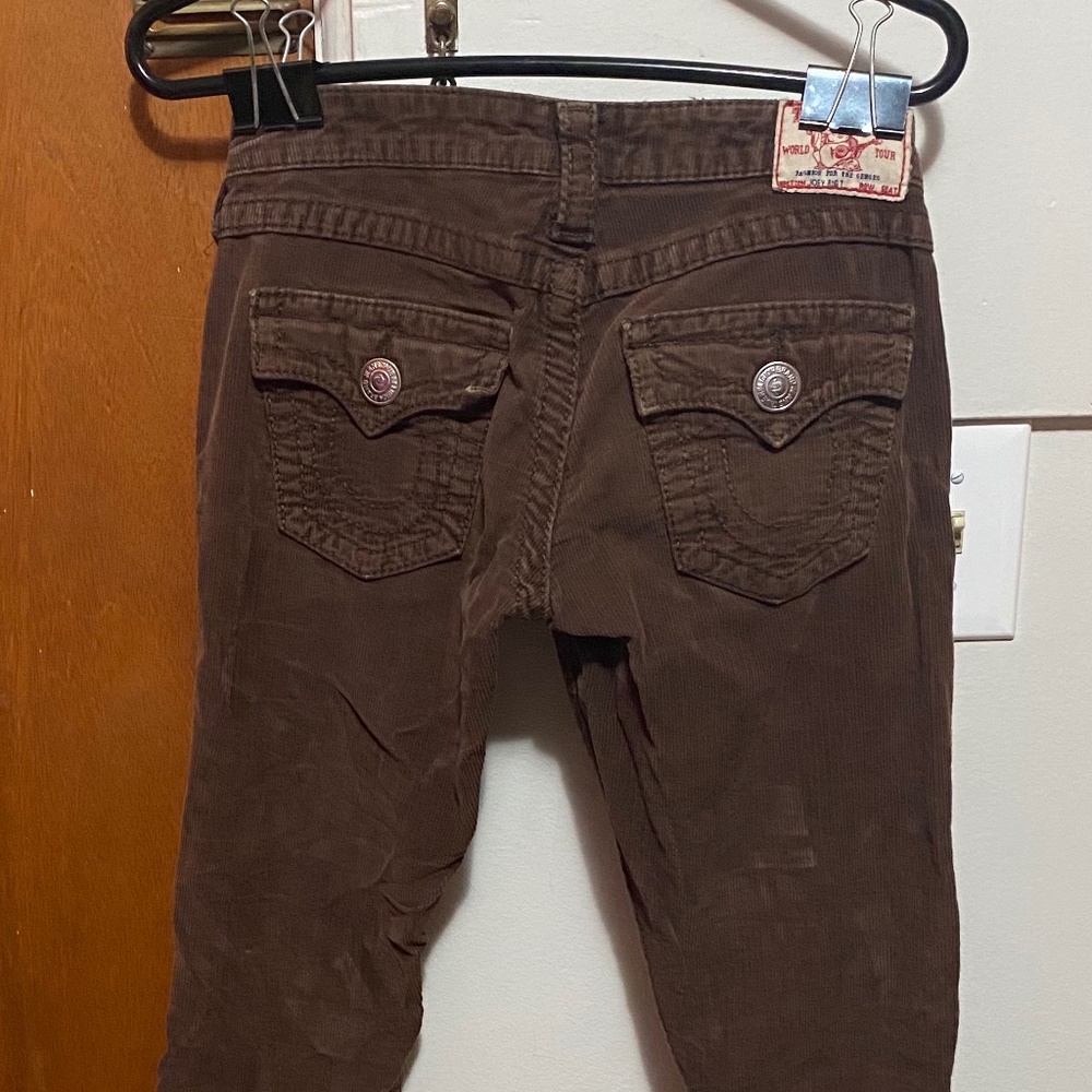 True Religion Brand Jeans Joey Big T, Corduroy size 26